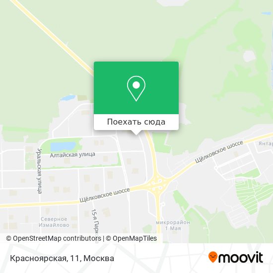 Карта Красноярская, 11