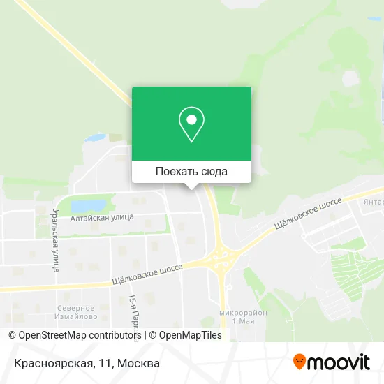 Карта Красноярская, 11