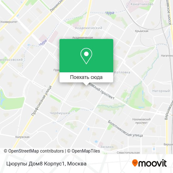 Карта Цюрупы Дом8 Корпус1