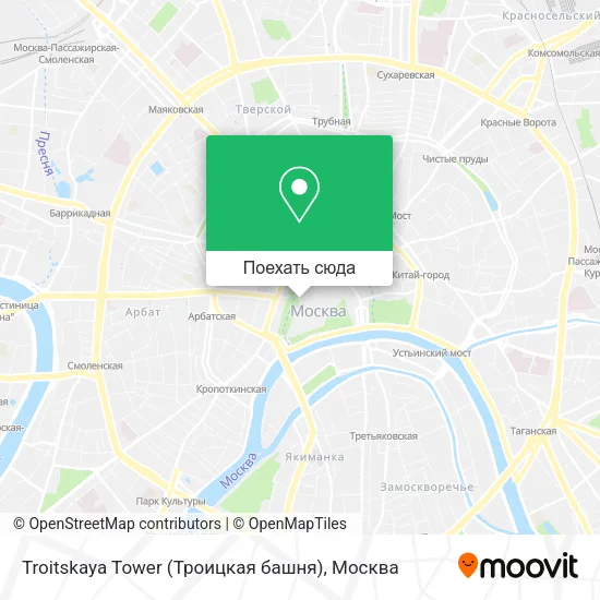 Карта Troitskaya Tower (Троицкая башня)