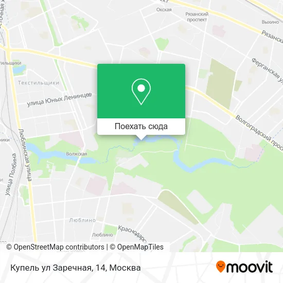 Карта Купель ул Заречная, 14
