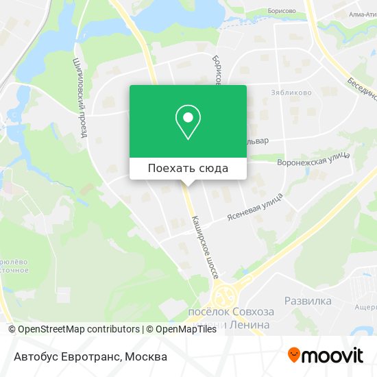 Карта Автобус Евротранс