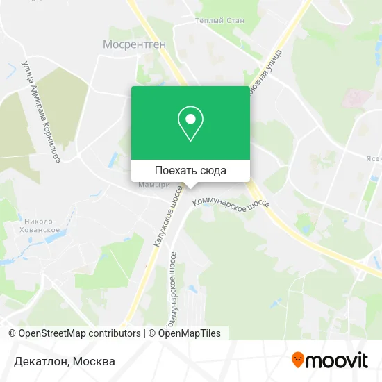 Карта Декатлон