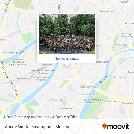 Карта Ансамбль Александрова