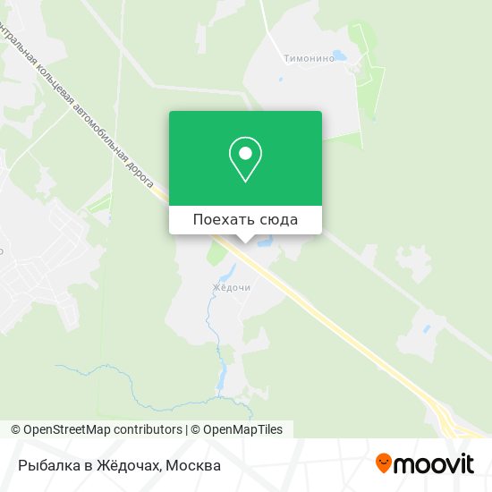 Карта Рыбалка в Жёдочах