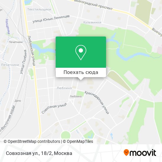 Карта Совхозная ул., 18/2