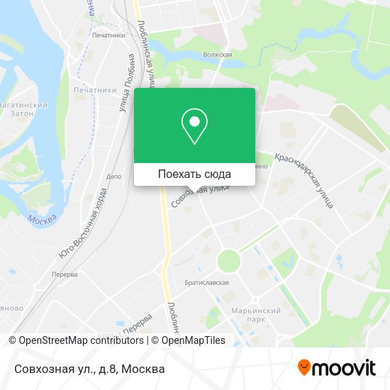Карта Совхозная ул., д.8