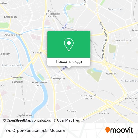 Карта Ул. Стройковская,д.8