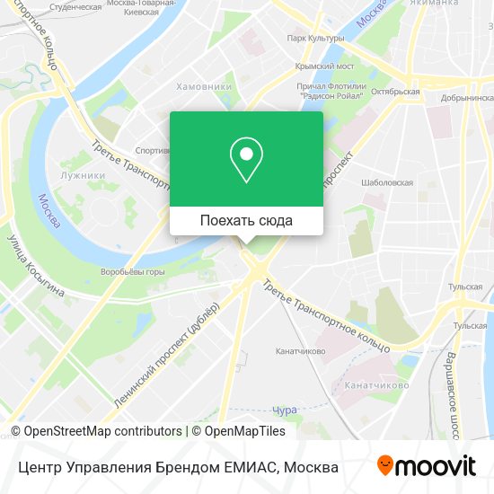 Карта Центр Управления Брендом ЕМИАС