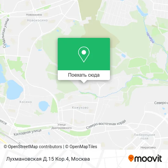 Карта Лухмановская Д.15 Кор.4