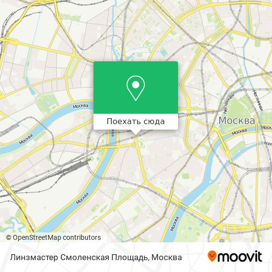 Карта Линзмастер Смоленская Площадь