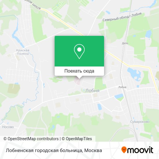 Карта Лобненская городская больница