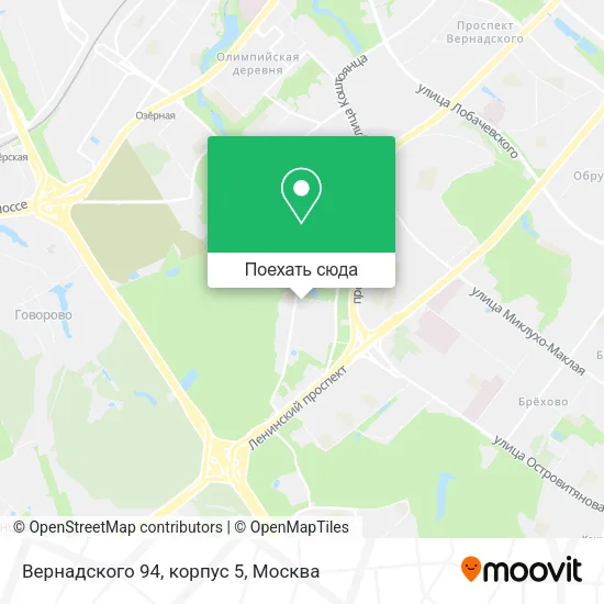 Карта Вернадского 94, корпус 5
