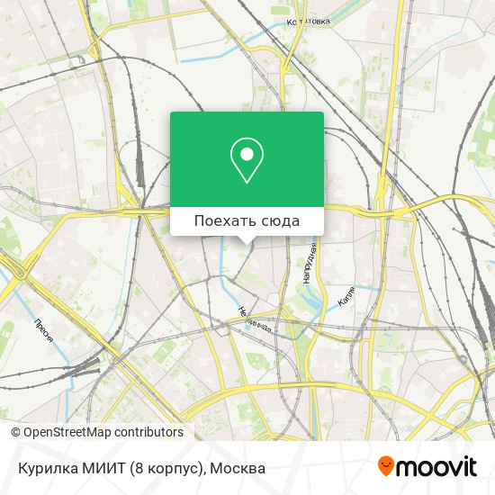 Карта Курилка МИИТ (8 корпус)