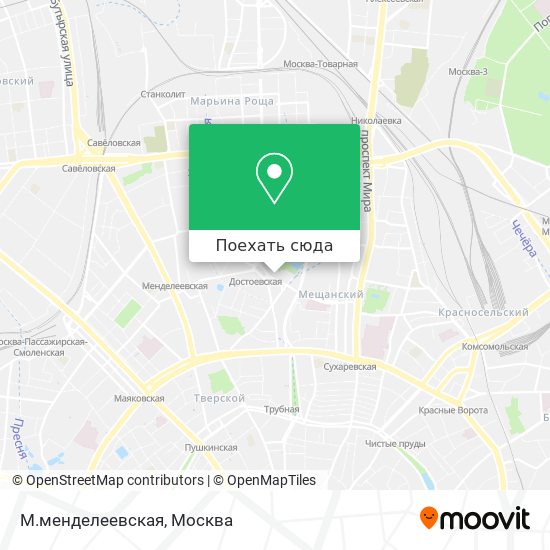 Карта М.менделеевская