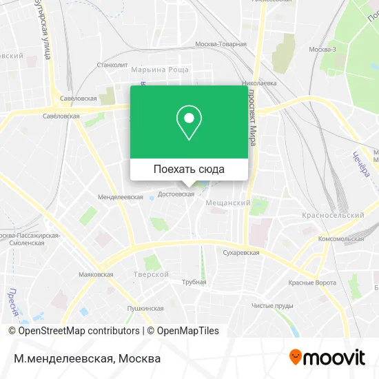 Карта М.менделеевская
