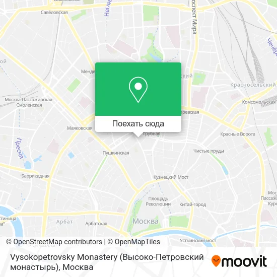 Карта Vysokopetrovsky Monastery (Высоко-Петровский монастырь)