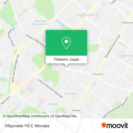 Карта Обручева 19/2