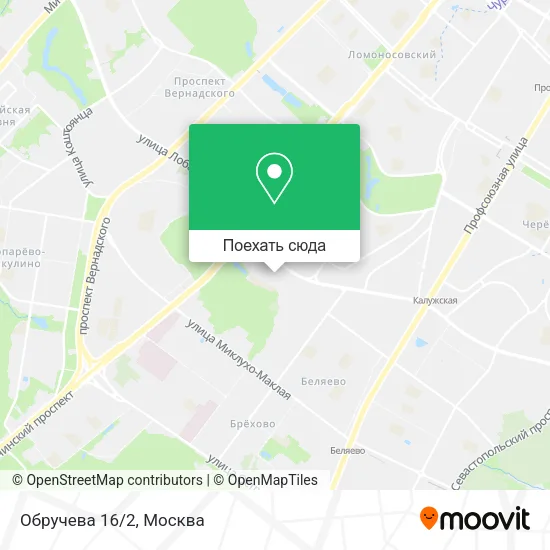 Карта Обручева 16/2