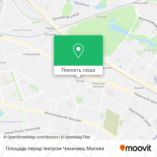 Карта Площадь перед театром Чихачева