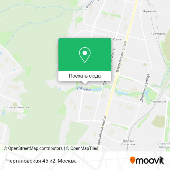 Карта Чертановская 45 к2