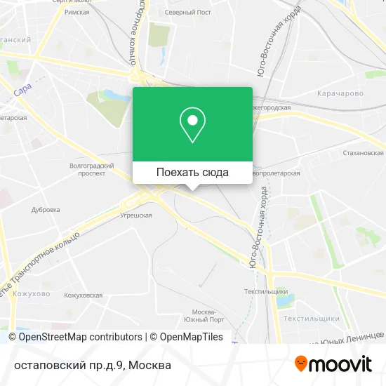 Карта остаповский пр.д.9