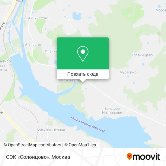 Карта СОК «Солонцово»