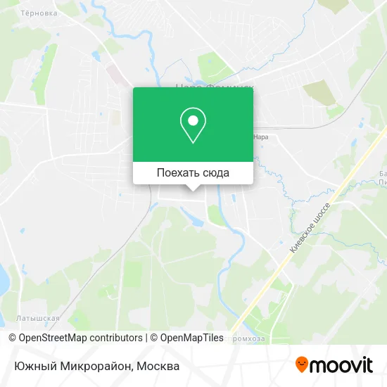 Карта Южный Микрорайон