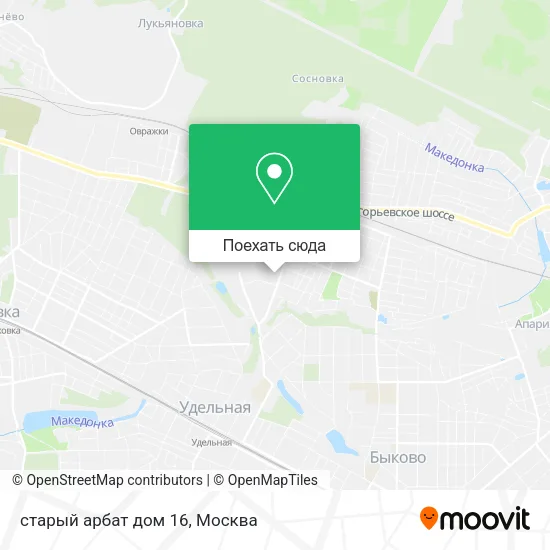 Карта старый арбат  дом 16