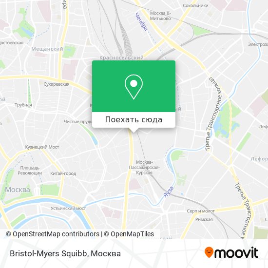 Карта Bristol-Myers Squibb