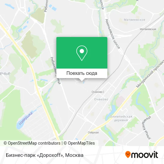 Карта Бизнес-парк «Дорохоff»