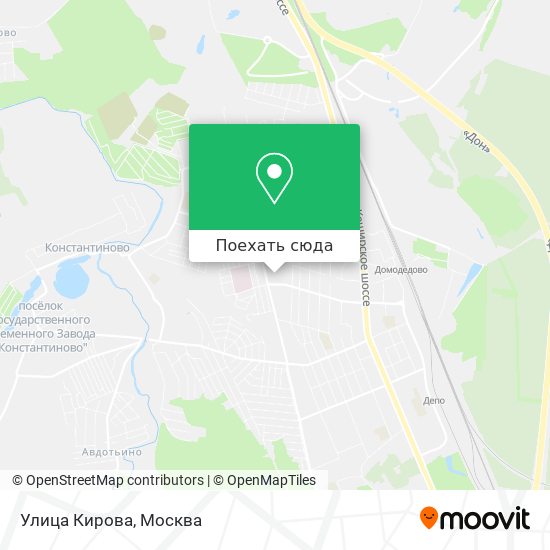 Карта Улица Кирова