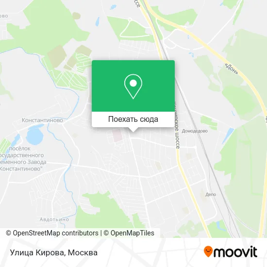 Карта Улица Кирова