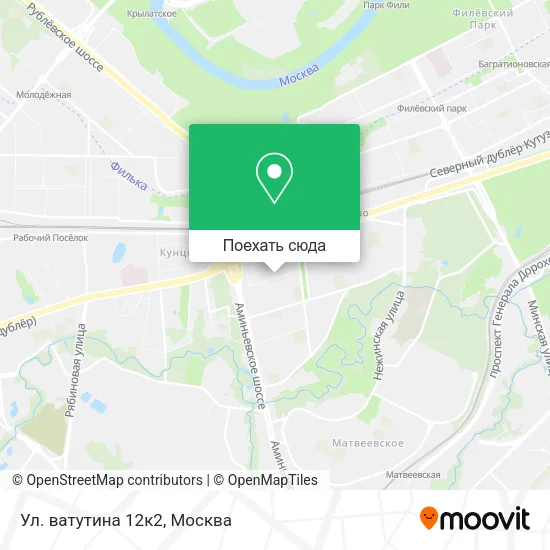 Карта Ул. ватутина 12к2