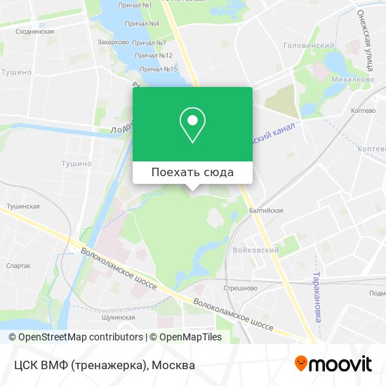 Карта ЦСК ВМФ (тренажерка)