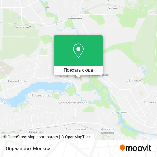 Карта Образцово