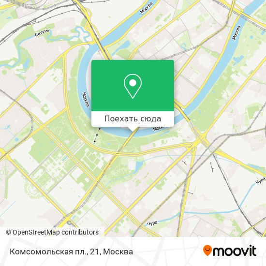 Карта Комсомольская пл., 21