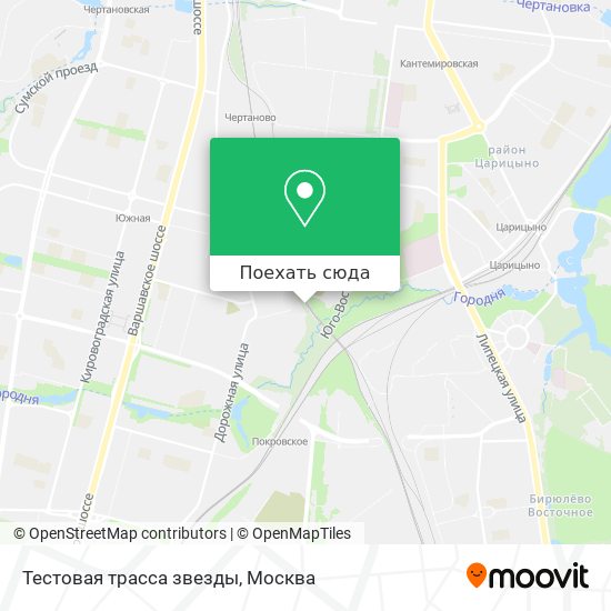 Карта Тестовая трасса звезды