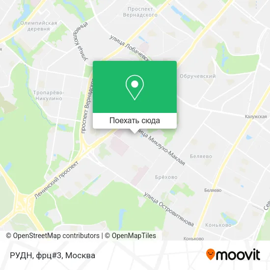 Карта РУДН, фрц#3