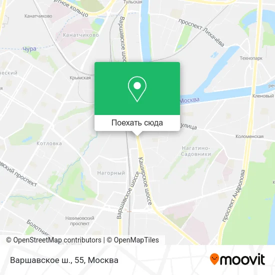 Карта Варшавское ш., 55