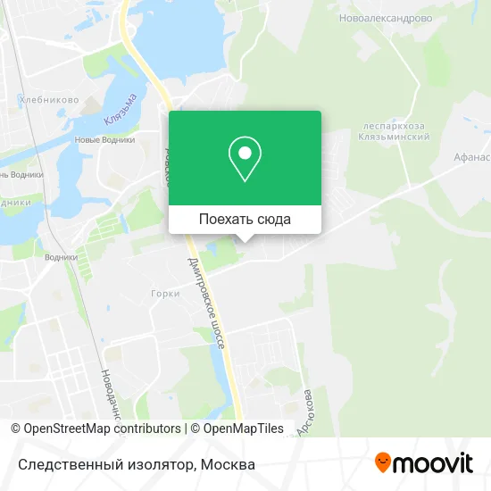 Карта Следственный изолятор