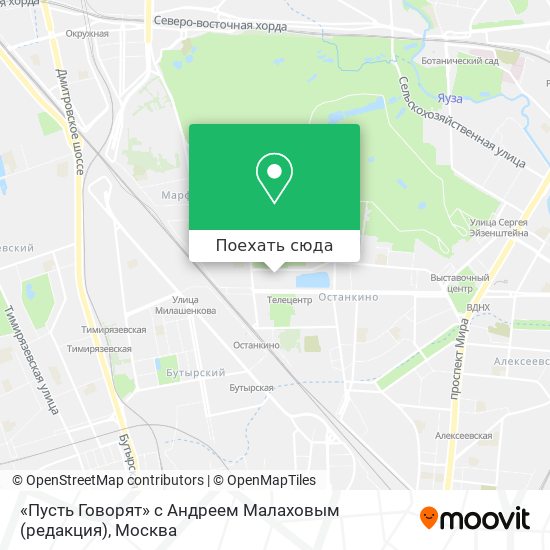 Карта «Пусть Говорят» с Андреем Малаховым (редакция)