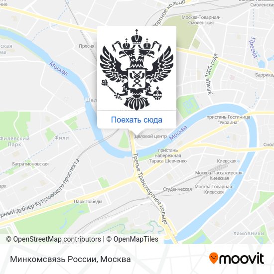 Карта Минкомсвязь России