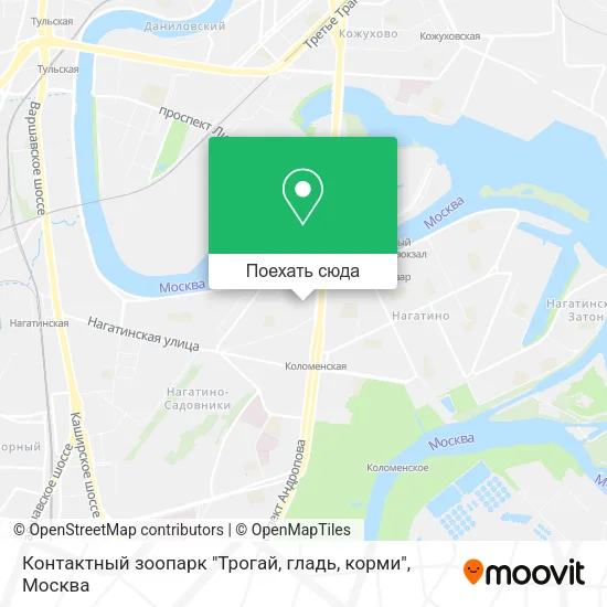 Карта Контактный зоопарк "Трогай, гладь, корми"