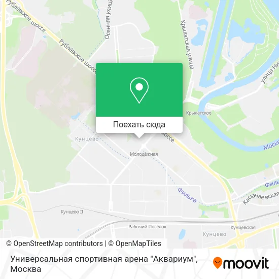 Карта Универсальная спортивная арена "Аквариум"