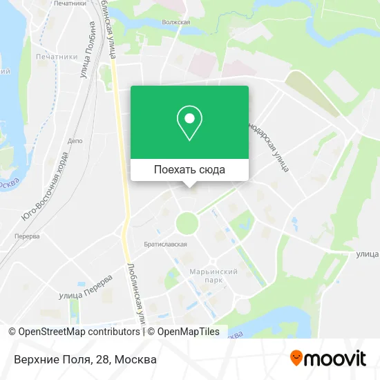 Карта Верхние Поля, 28