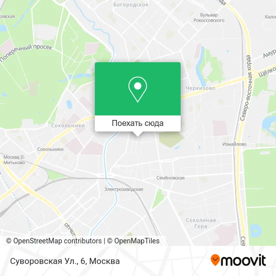 Карта Суворовская Ул., 6