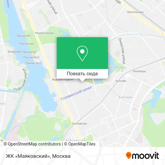 Карта ЖК «Маяковский»