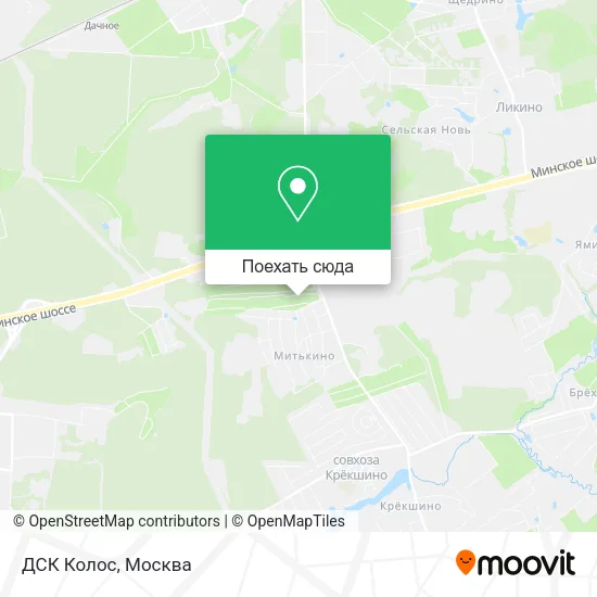 Карта ДСК Колос