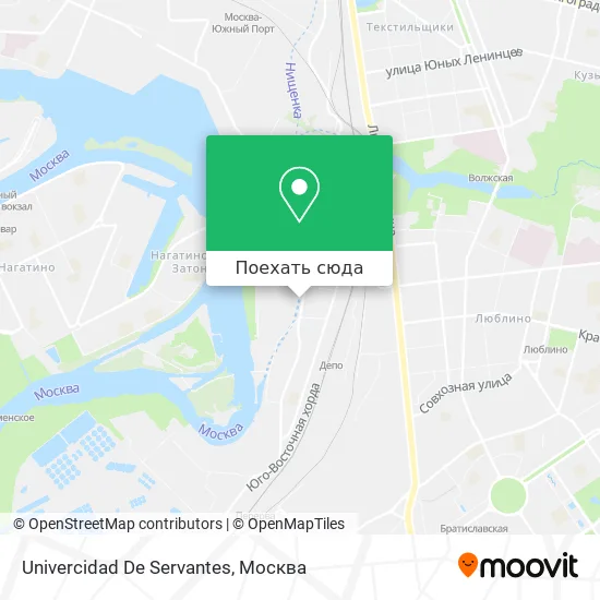Карта Univercidad De Servantes